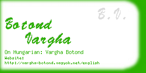 botond vargha business card